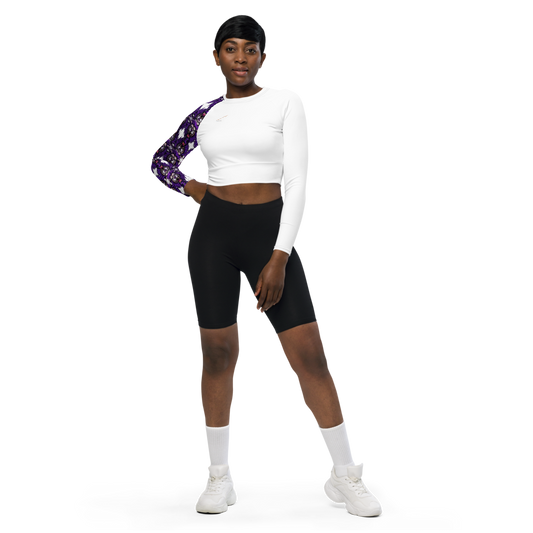 Eater Long Sleeve Crop Top