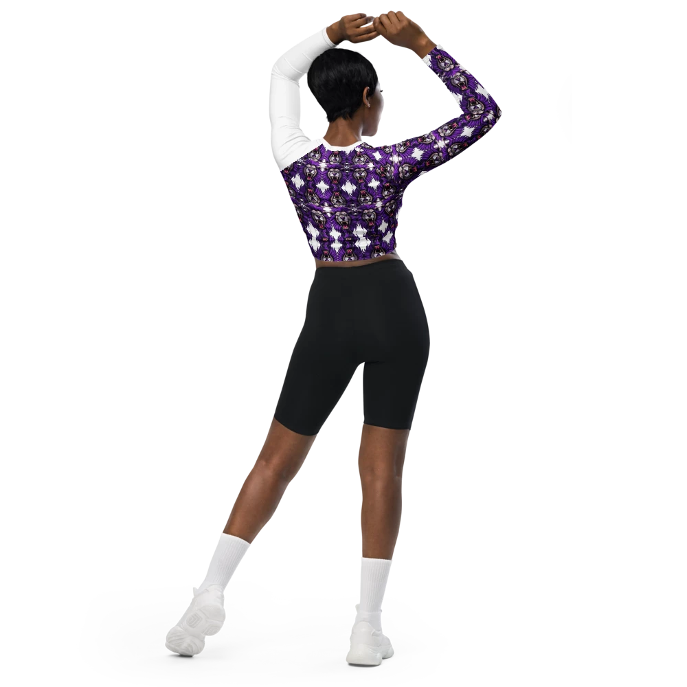 Eater Long Sleeve Crop Top