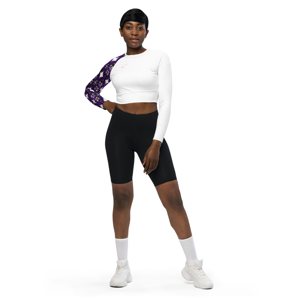 Eater Long Sleeve Crop Top